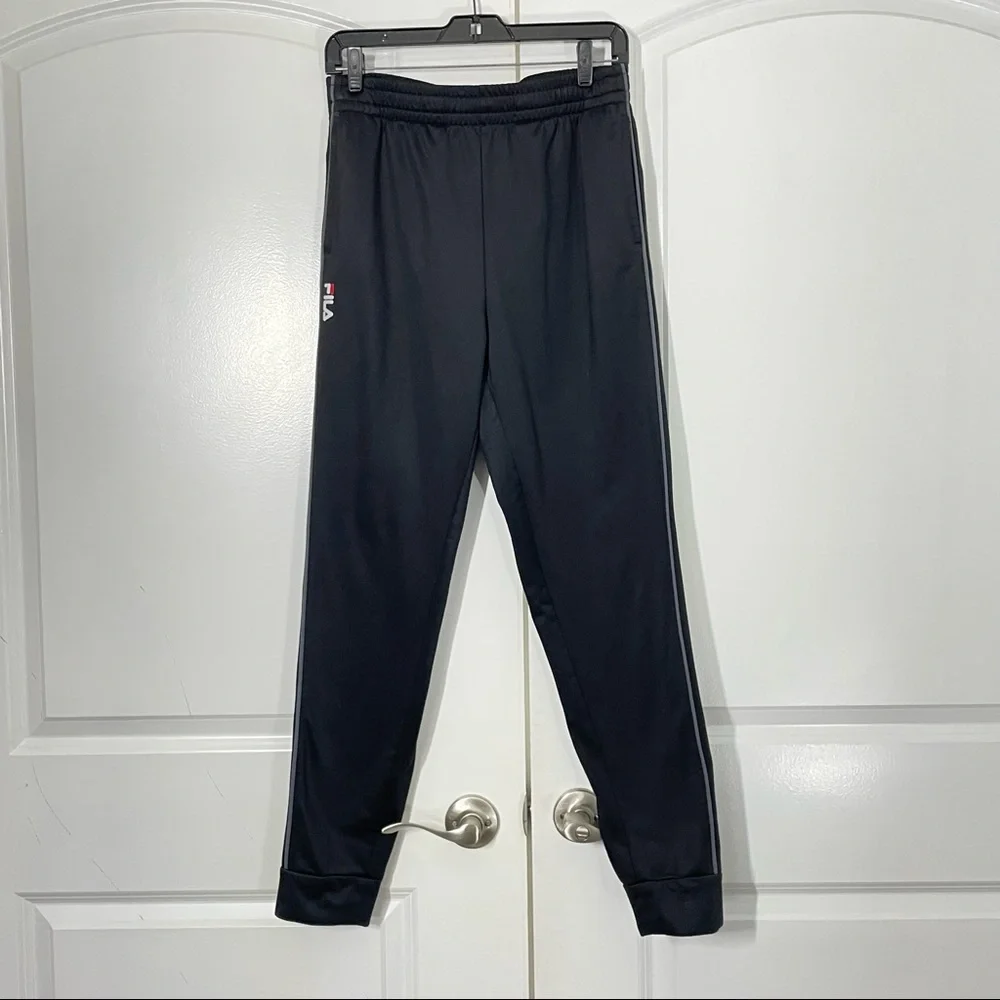 Fila Men’s Track Jogger Black Pants size M